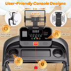 Tapis Roulant 3,55 HP con Inclinazione 10%, Capacità 145 kg, Pieghevole per Casa 12 km/h, 71 Programmi Smart, Controllo APP per Corsa e Camminata con Ginocchiere Gratuite