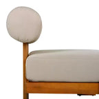 Christopher Knight Home Kavya Sedie da club da patio moderne imbottite in acacia (set da 2)