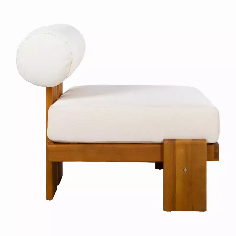 Christopher Knight Home Kavya Sedie da club da patio moderne imbottite in acacia (set da 2)