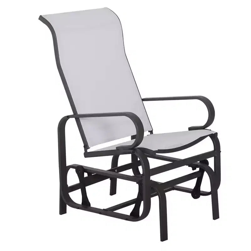 Outdoor Glider Chair, Patio Gliders, Smooth Rocking Chairs for Outside Patio