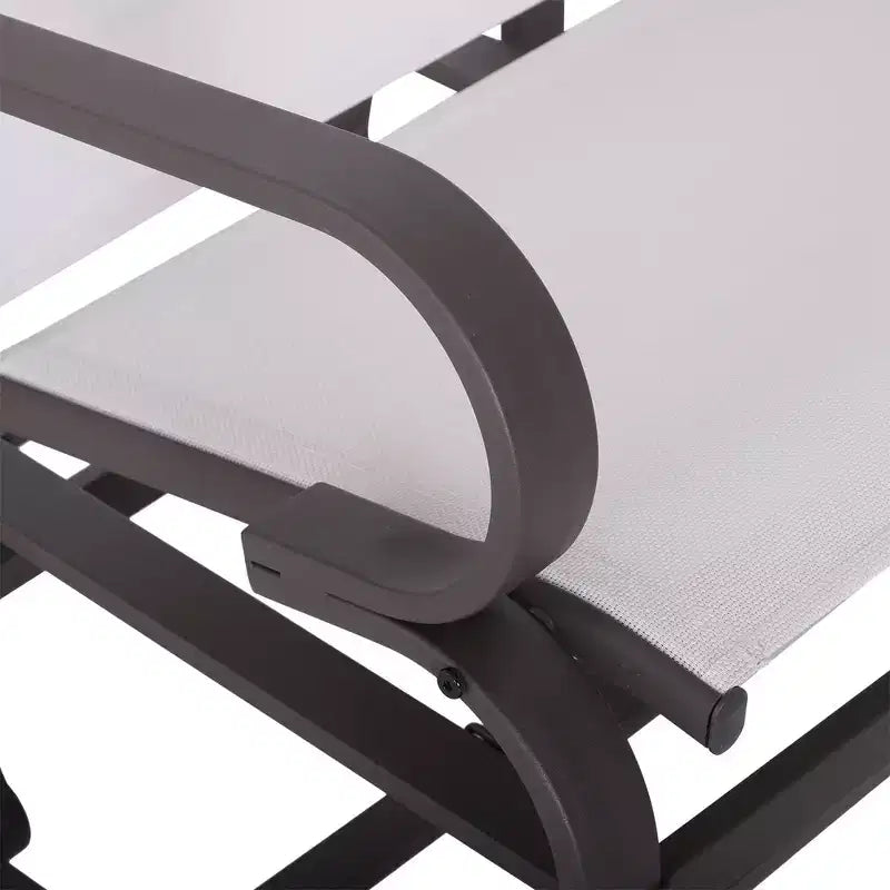 Outdoor Glider Chair, Patio Gliders, Smooth Rocking Chairs for Outside Patio