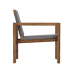Christopher Knight Home Briar Boho Sedia Club da Esterno in Legno di Acacia e Vimini (Set di 2)