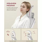VASAGLE Sedia da Ufficio Ergonomica con Schienale in Rete, Supporto Lombare e Poggiatesta Regolabili, Funzione di Inclinazione a 90-105°, Sedile Ampio, Braccioli Ribaltabili