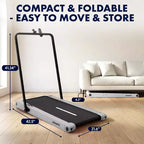 Pedana da passeggio 2-in-1 Squatz con pedane vibranti e manubrio Bianco