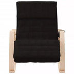 vidaXL Rocking Chair Black