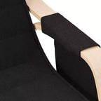 vidaXL Rocking Chair Black