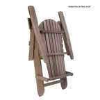 Grand Collection Folding Large Size Adirondack Chair Pine Wood