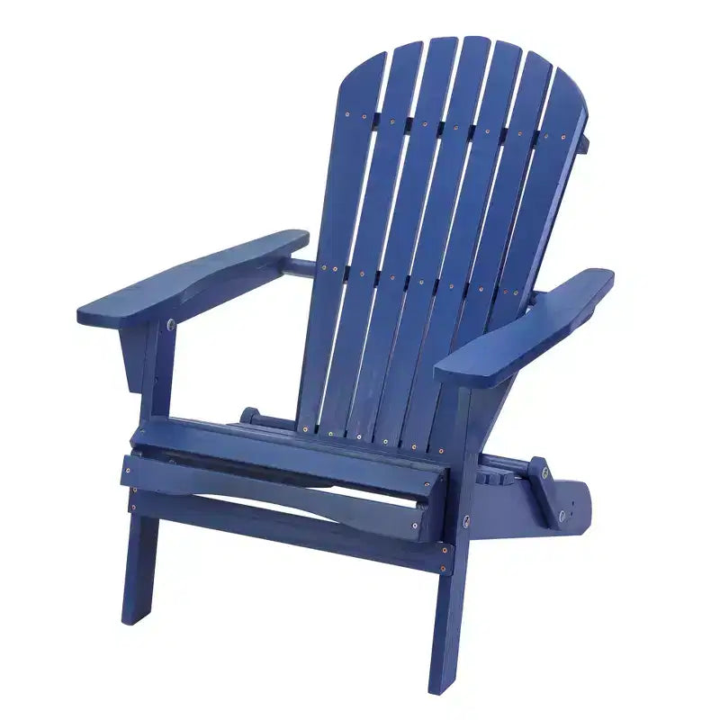 Grand Collection Folding Large Size Adirondack Chair Pine Wood