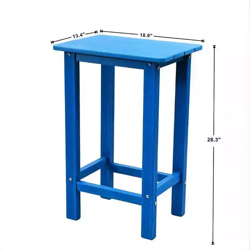 Sedia da Esterno/Bar in HDPE, Resistente alle Intemperie, Impermeabile, Anti-Corrosione, Bassa Manutenzione per Prati o Bordi Piscina