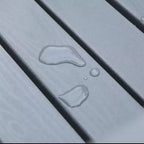 HDPE Outdoor Terrace Dining Chair Set, Weather-Resistant, Low Maintenance, Weight Capacity 220 lbs for Gardens or Decks