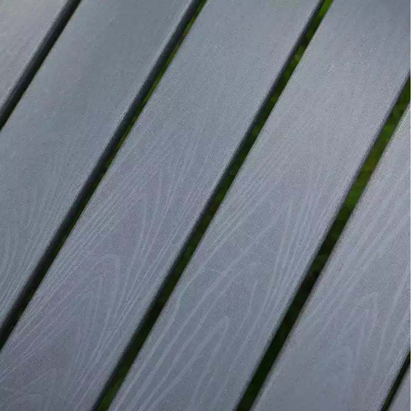 HDPE Outdoor Terrace Dining Chair Set, Weather-Resistant, Low Maintenance, Weight Capacity 220 lbs for Gardens or Decks