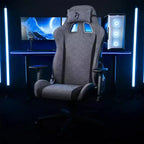 Arozzi Avanti Soft Fabric Office and Gaming Chair with Soft Neck and Lumbar Support Pillows