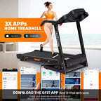 Tapis Roulant Pieghevole GDFStudio Velocity con Display a LED e Inclinazione Manuale