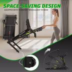 Tapis Roulant Pieghevole GDFStudio Velocity con Display a LED e Inclinazione Manuale