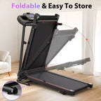 GDFStudio Georgena Tapis roulant compatto pieghevole con display LCD e inclinazione manuale