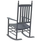 vidaXL Rocking Chair Solid poplar wood Standard Rocking Chair