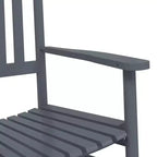 vidaXL Rocking Chair Solid poplar wood Standard Rocking Chair