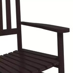 vidaXL Rocking Chair Solid poplar wood Standard Rocking Chair