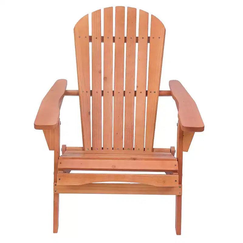 Sedia Adirondack Pieghevole di Grandi Dimensioni in Legno di Pino