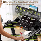Tapis Roulant Pieghevole da 3.75HP con Inclinazione, Velocità Massima 16 km/h, Capacità 145 kg, Tapis Roulant Portatile per Camminata e Jogging a Casa, 105 Programmi, APP Intelligente, Tapis Roulant da Esercizio