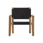 Christopher Knight Home Tude Sedie da Club da Patio in Legno di Acacia Stile Rustico con Design a Corda Intrecciata (Set di 2)