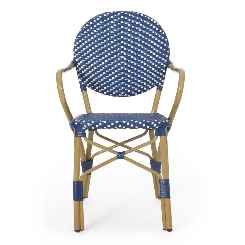 Christopher Knight Home Paul Patio French Country Rattan Bistro Chairs (Set of 2)