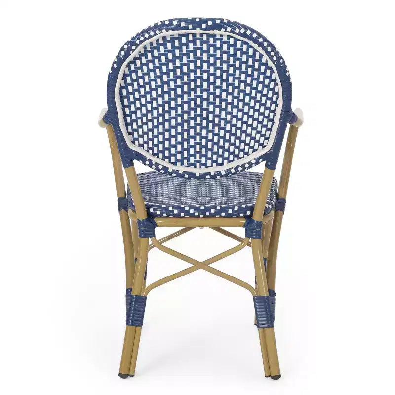 Christopher Knight Home Paul Patio French Country Rattan Bistro Chairs (Set of 2)