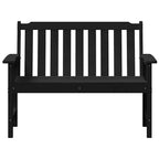 vidaXL Garden Bench 47.24 x 23.23 x 34.65 in HDPE