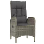 vidaXL Outdoor Chair Poly rattan and steel Ergonomic
