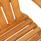 vidaXL Adirondack Chair 2 pcs 78 x 77 x 95 cm Solid Teak Wood