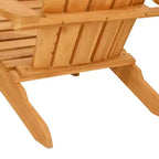 vidaXL Adirondack Chair 2 pcs 78 x 77 x 95 cm Solid Teak Wood