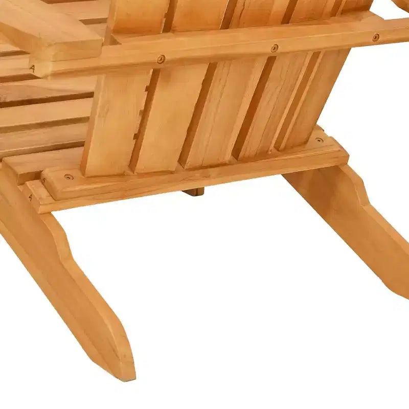vidaXL Adirondack Chair 2 pcs 78 x 77 x 95 cm Solid Teak Wood