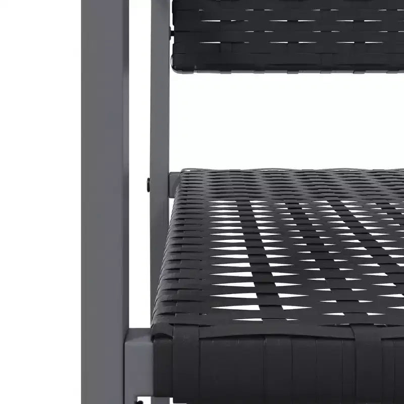 vidaXL Set di 6 Sedie da Giardino in Rattan PE, Acciaio Verniciato a Polvere Medio