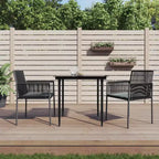 vidaXL Garden Chair Set of 6 PE rattan Standard Durable