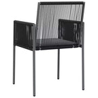 vidaXL Garden Chair Set of 6 PE rattan Standard Durable