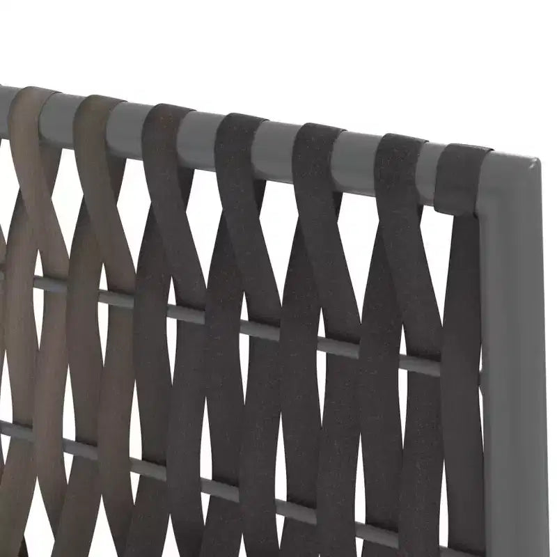 vidaXL Set Sedie da Giardino 6 pz in Polirattan, Acciaio Rivestito a Polvere