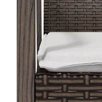 vidaXL Garden Chair Set of 6 Poly Rattan, Steel Medium Durable
