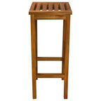 vidaXL Sgabelli da bar 8 pz colore legno naturale massello di acacia Standard