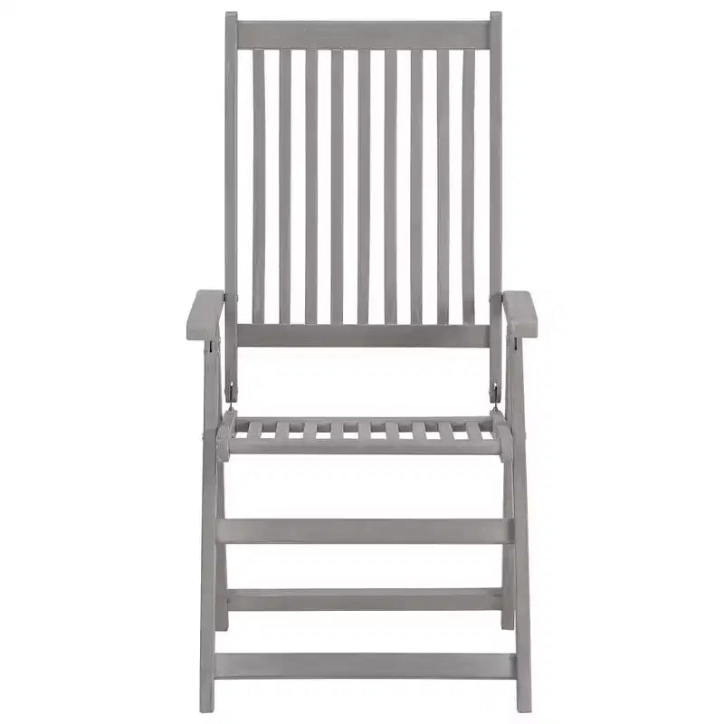 vidaXL Garden Chair Set of 6 Solid Acacia Wood Standard Foldable