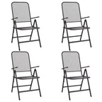 vidaXL Folding Garden Chair Set of 2