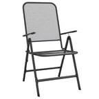 vidaXL Folding Garden Chair Set of 2