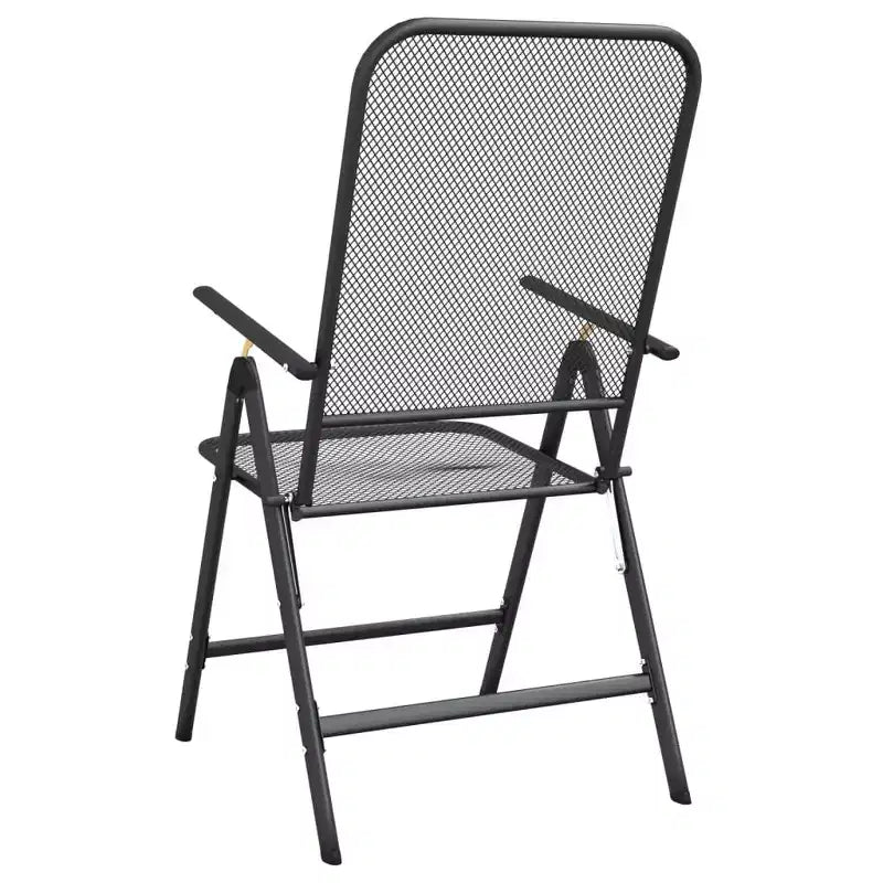 vidaXL Folding Garden Chair Set of 2