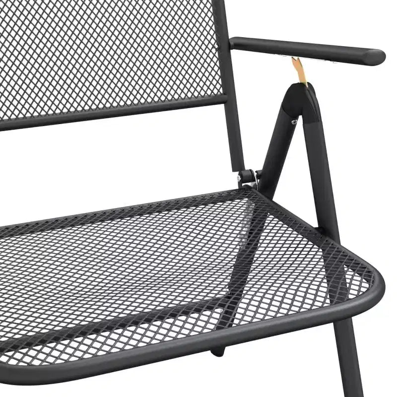 vidaXL Folding Garden Chair Set of 2