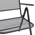vidaXL Folding Garden Chair Set of 2