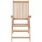 vidaXL Garden Chair Set of 6 Teak Solid teak wood Foldable