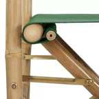 vidaXL Director's Chair Set of 2 Bamboo, Polyester Standard