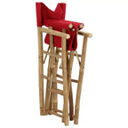vidaXL Director's Chair Set of 2 Bamboo, Polyester Standard