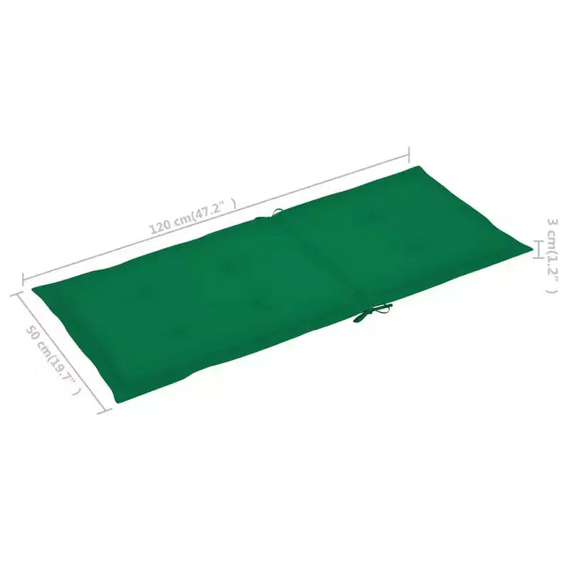 vidaXL Sedia a dondolo in legno Legno naturale Legno massello di acacia Standard