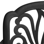 vidaXL Set di 2 Sedie da Giardino Bronzo Alluminio Fuso Standard Resistente