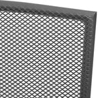 vidaXL Set 2 Sedie da Esterno in Acciaio Verniciato a Polvere e con Rivestimento E-coat